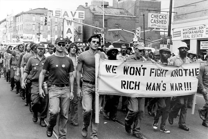 Vietnam veterans against the war march, 1970